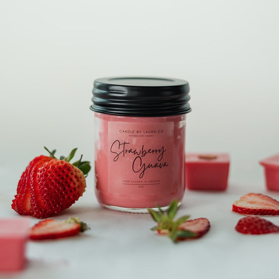 Strawberry Guava Soy Jar