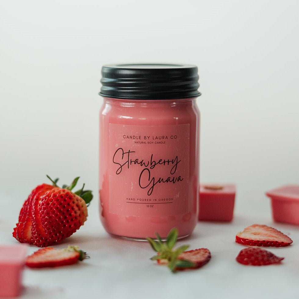 Strawberry Guava Soy Jar