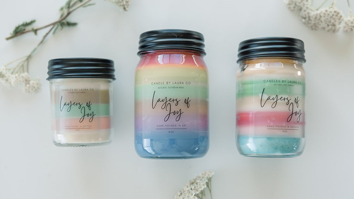 Layers of Joy Soy Candles