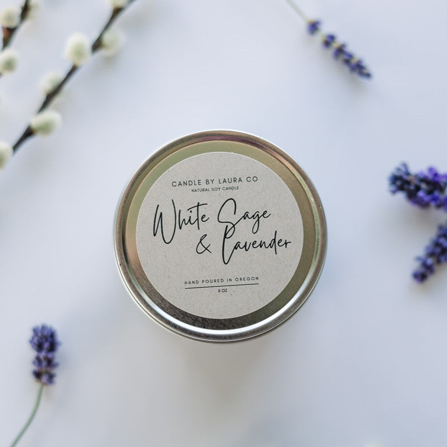 White Sage and Lavender Soy