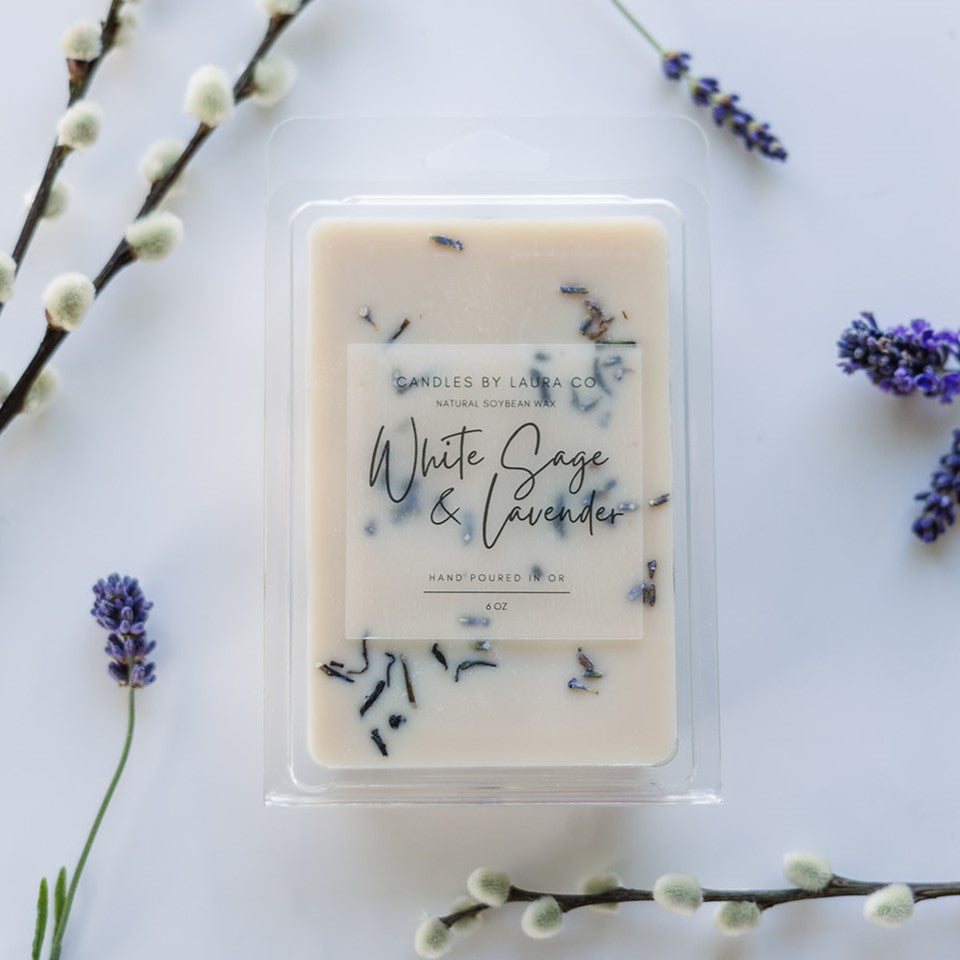 White Sage and Lavender Soy Jar Candle