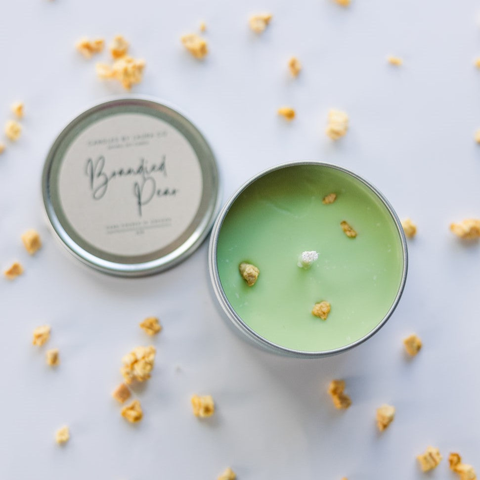 Brandied Pear Soy Gift Tin – 8 oz