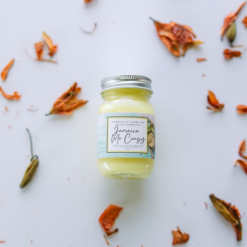 Jamaica Me Crazy 2 oz Mini Mason Candles – Set of 6