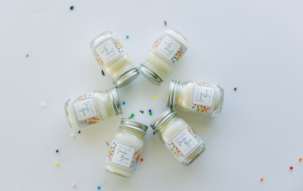 Vanilla Bean Mini Mason Set of 6