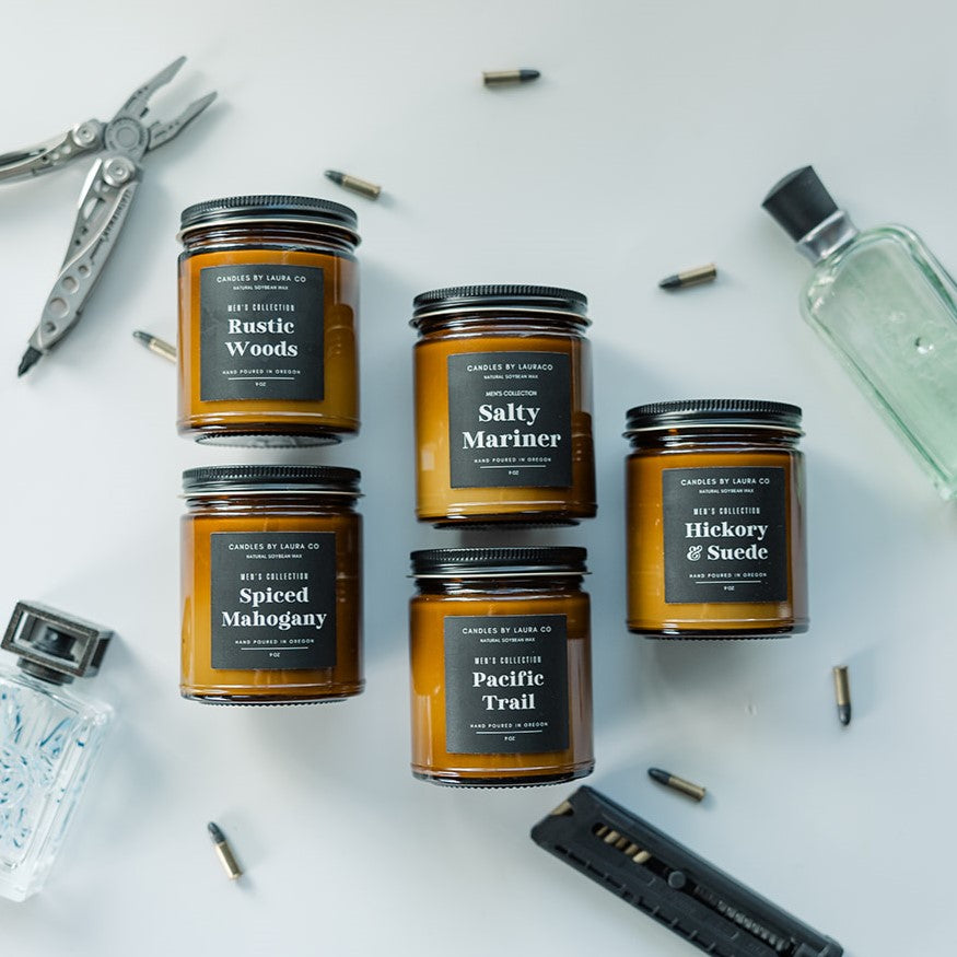 Men's Collection Amber Soy Jar