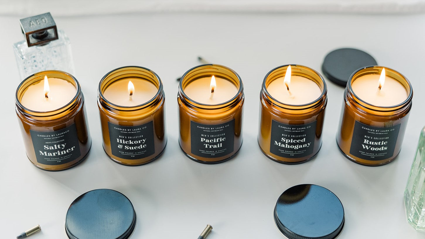 Men's Collection Amber Soy Jar