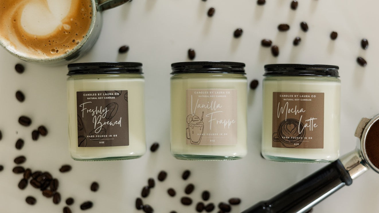 Coffee Collection Soy Jar