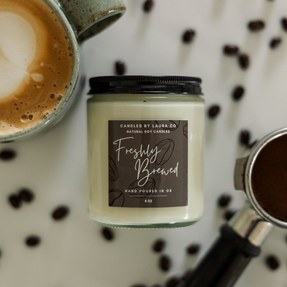 Coffee Collection Soy Jar