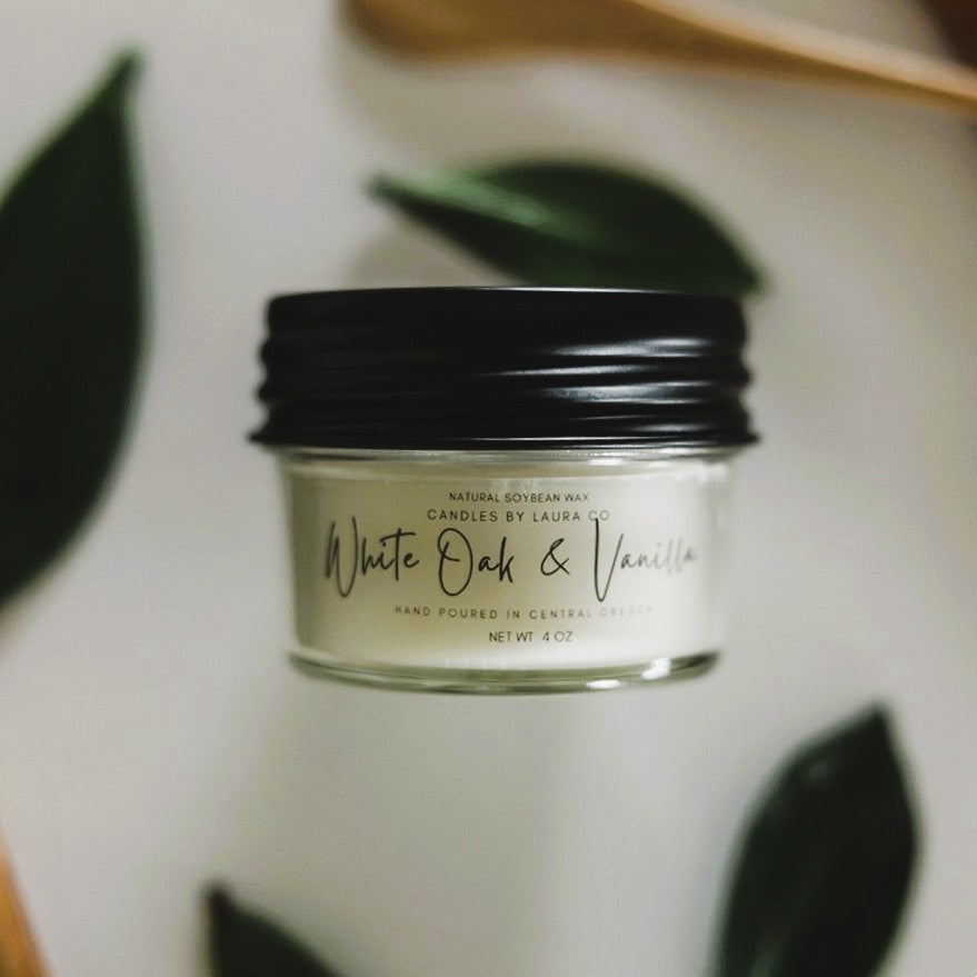 White Oak and Vanilla Soy Candle