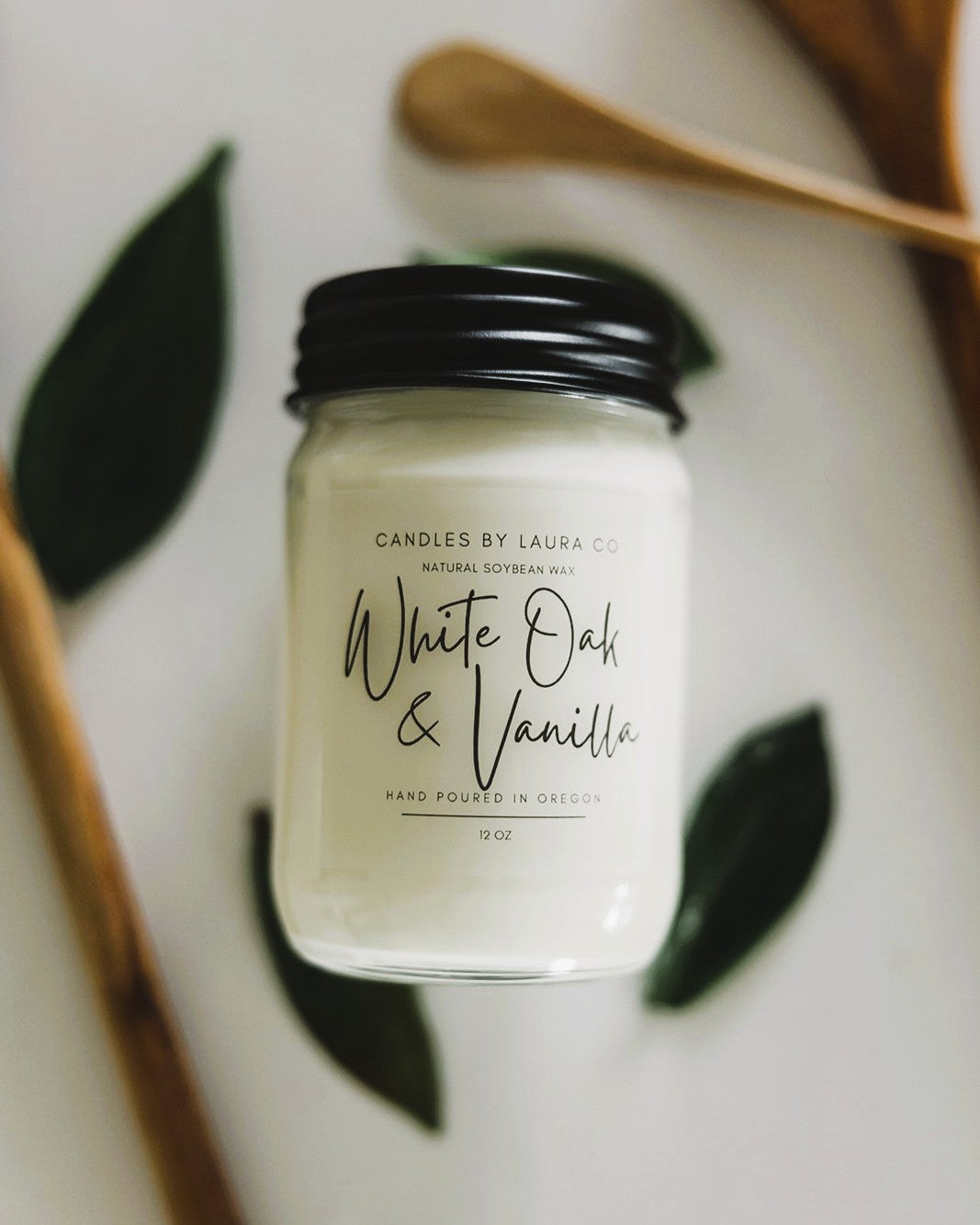White Oak and Vanilla Soy Candle