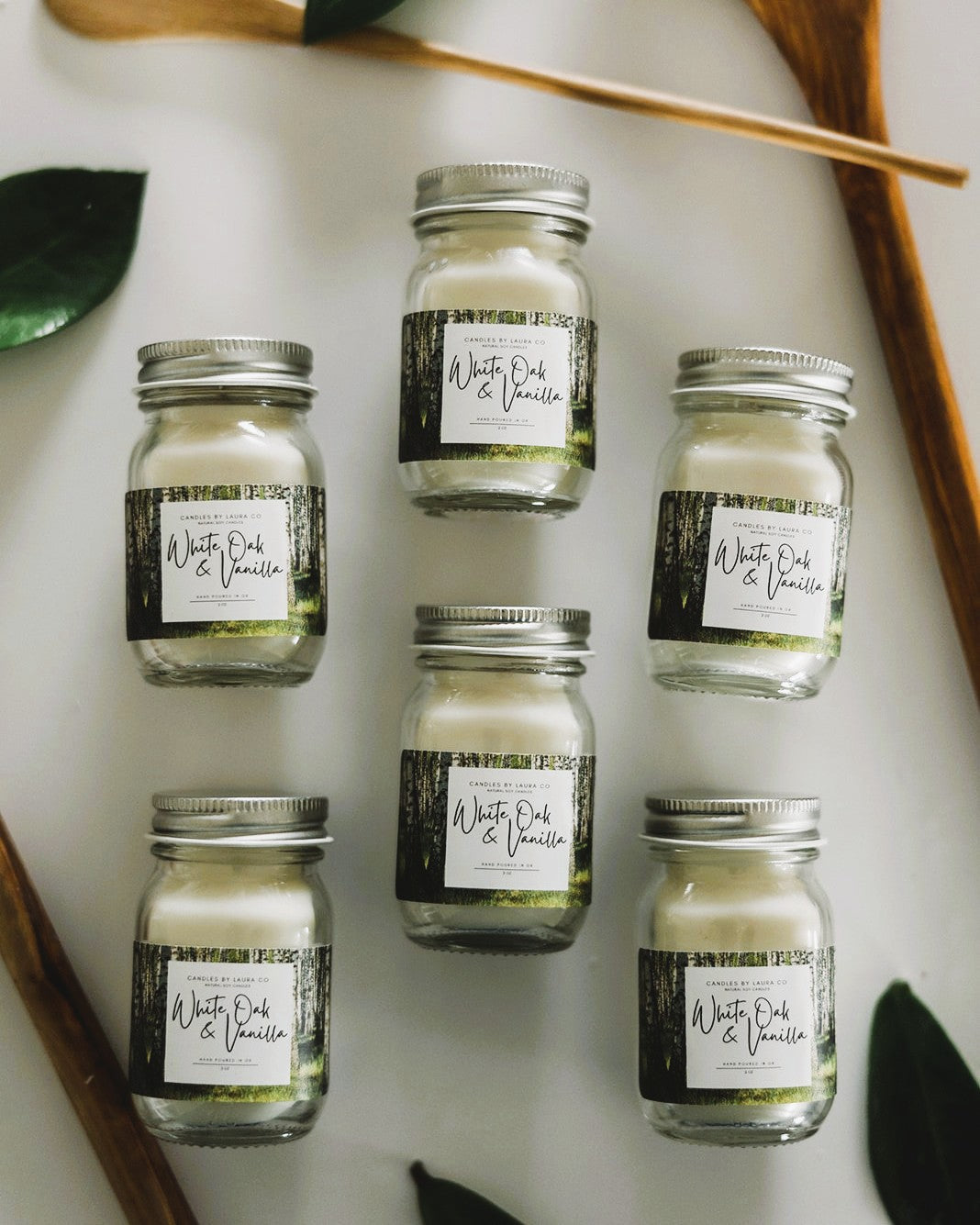 White Oak and Vanilla Soy Candle