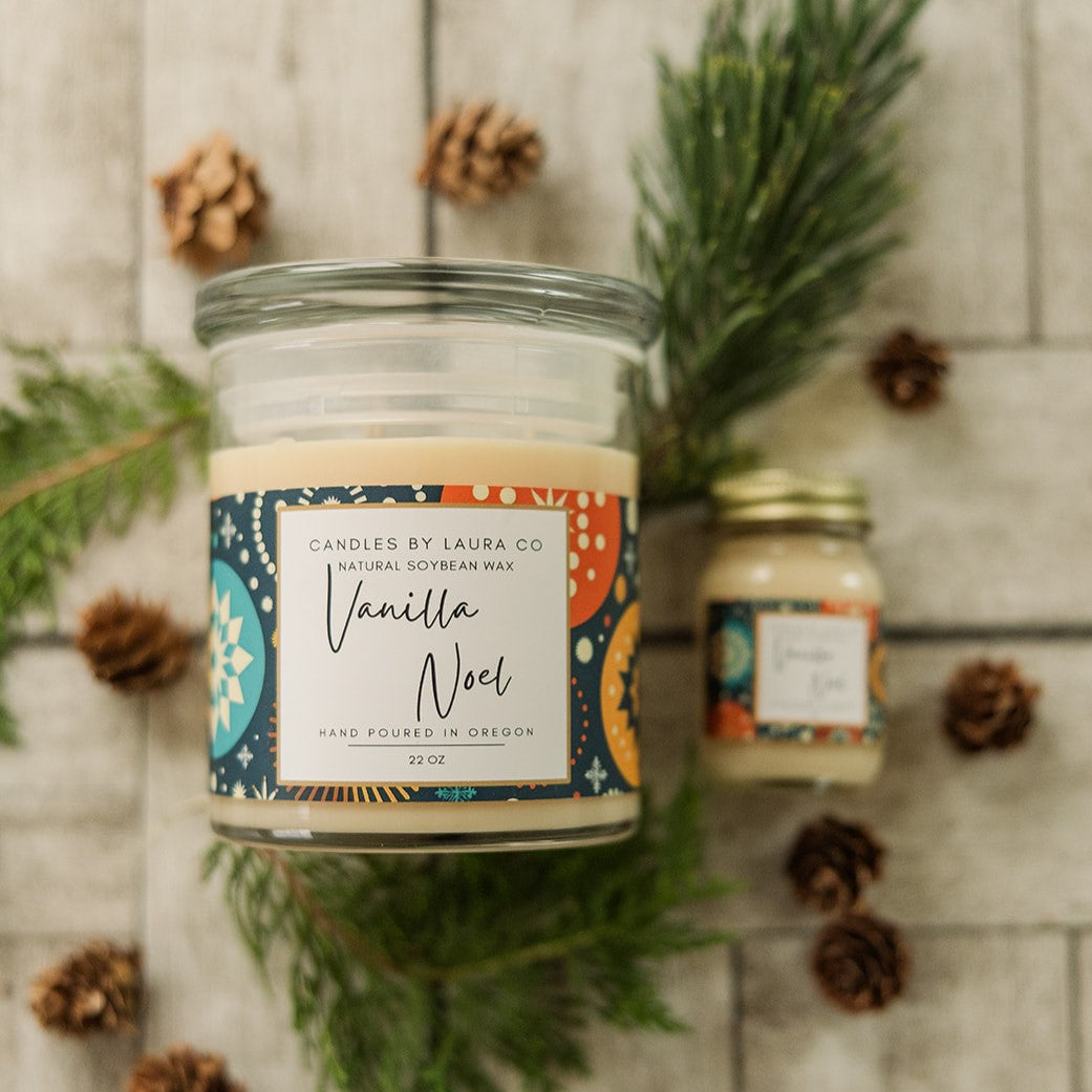 Vanilla Noel Soy Jar Candle