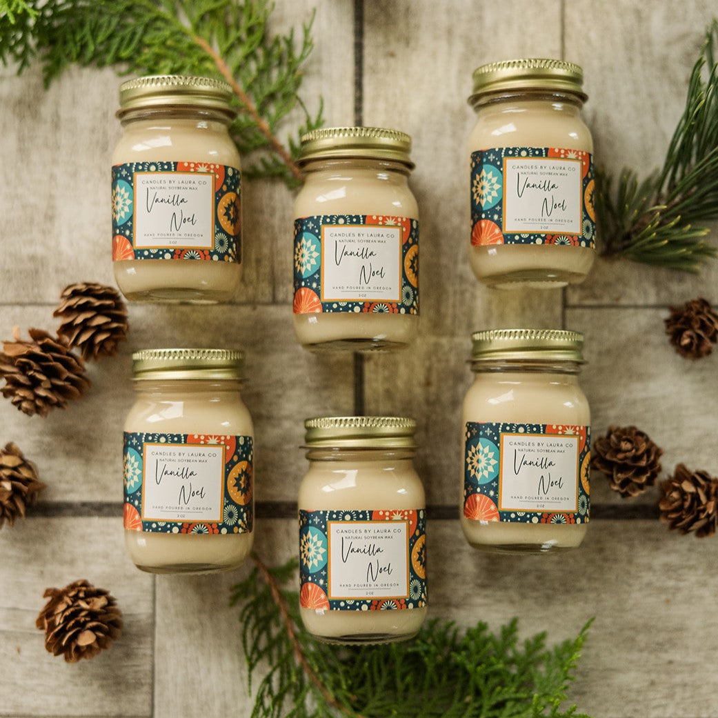 Vanilla Noel Soy Jar Candle