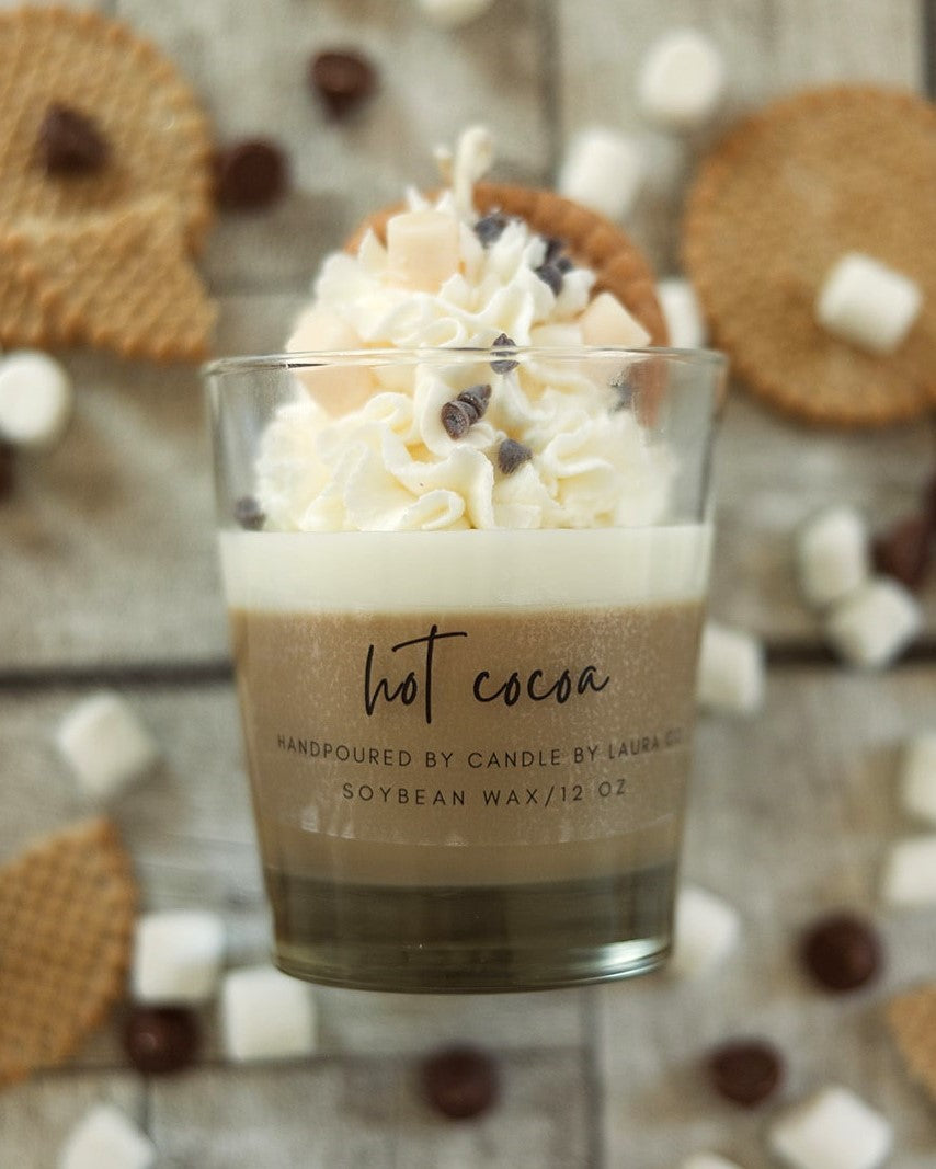 Hot Cocoa Dessert Candle
