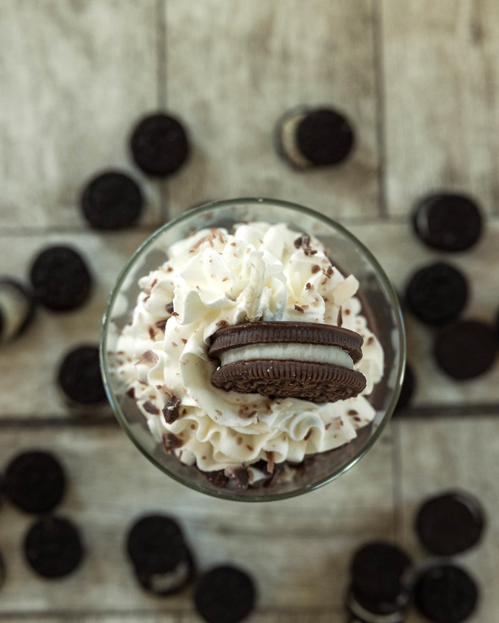 Cookies and Cream Gelato Dessert Candle