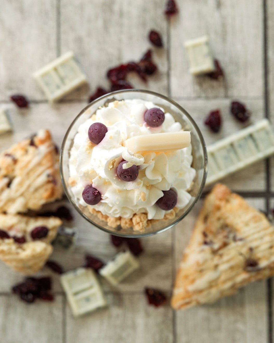 Cranberry Scone Dessert Candle