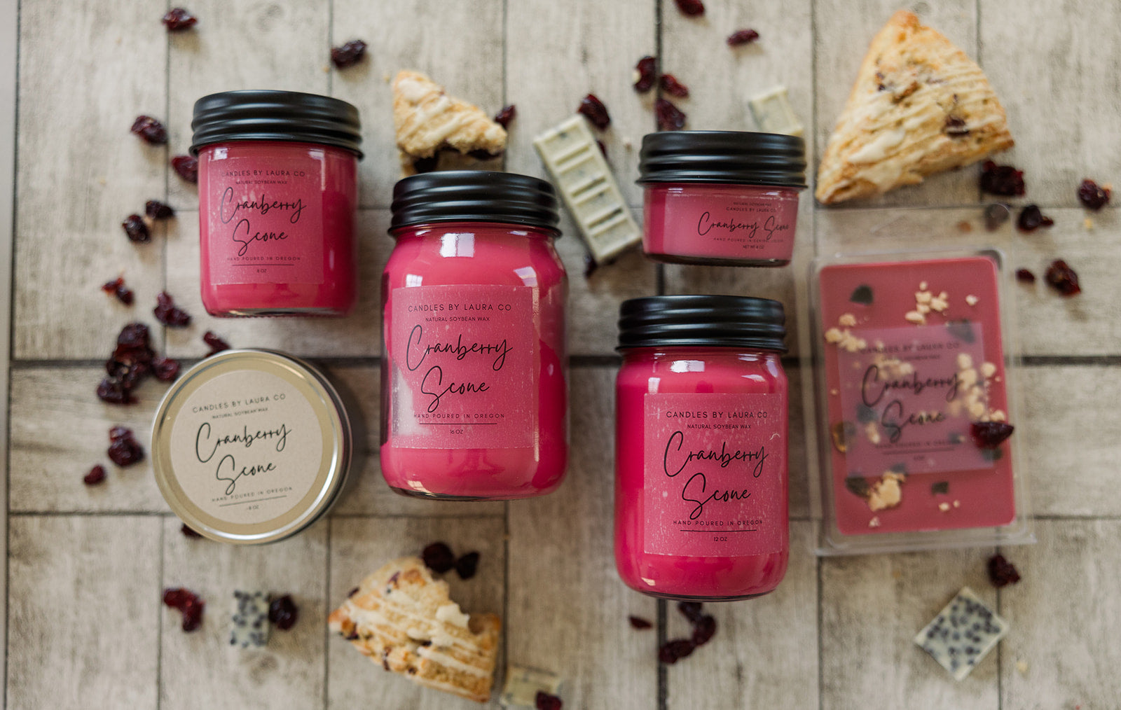 Cranberry Scone Soy Jar Candle