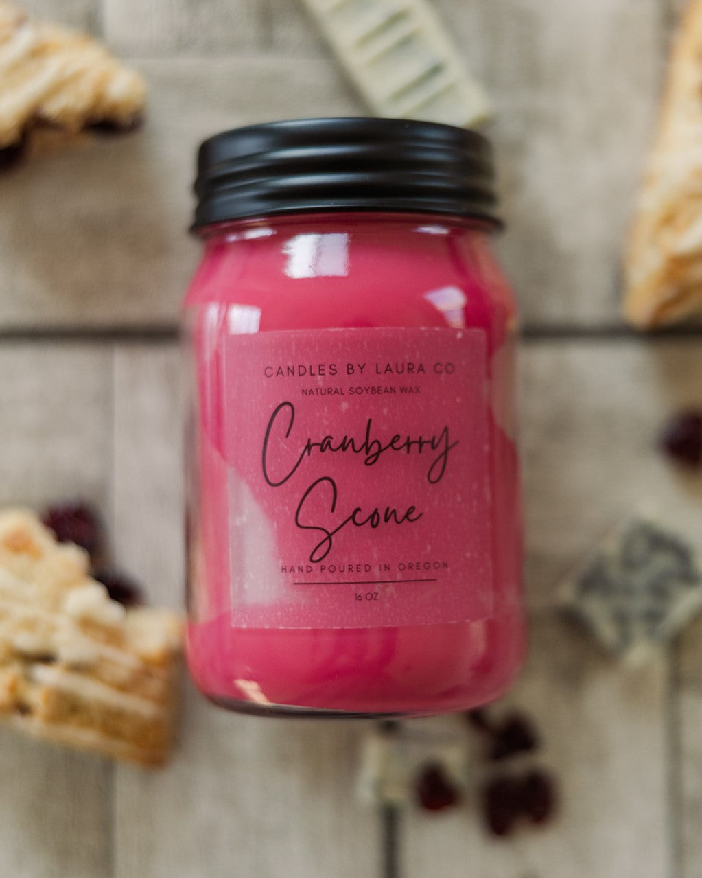 Cranberry Scone Soy Jar Candle