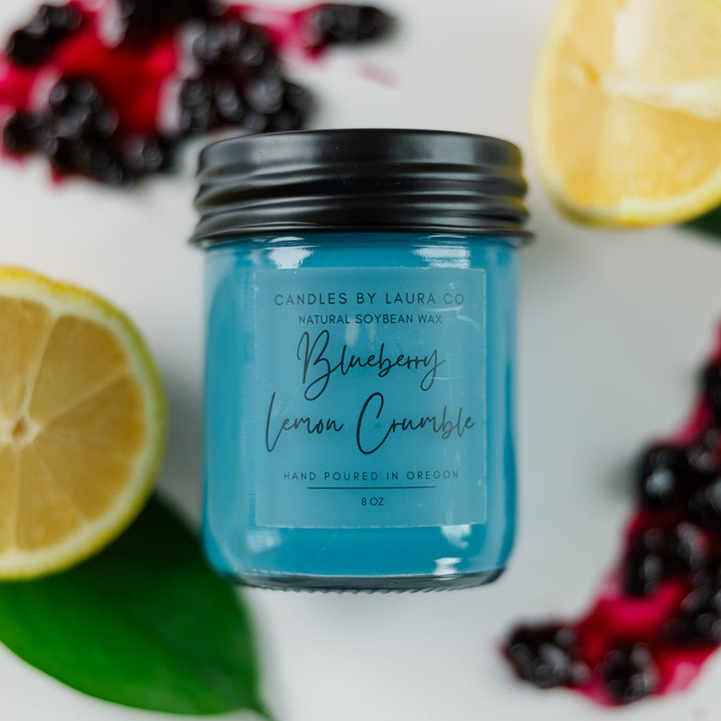 Blueberry Lemon Crumble Soy Jar