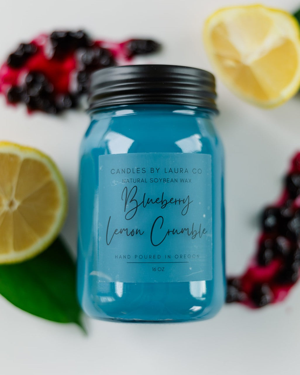Blueberry Lemon Crumble Soy Jar