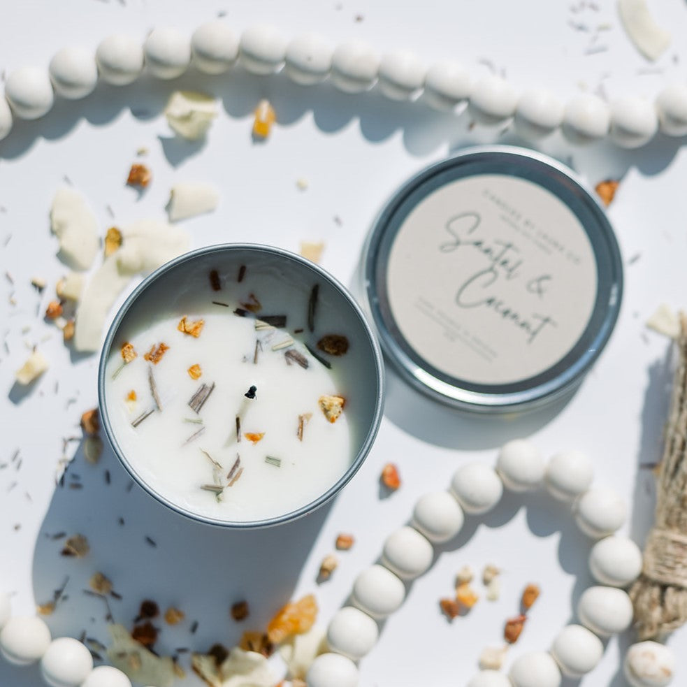 Santal and Coconut Soy Gift Tin