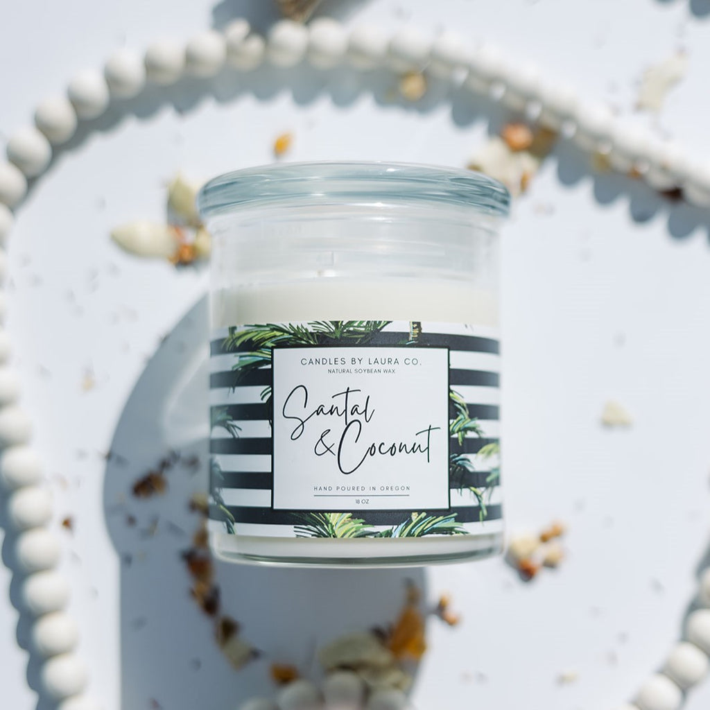Santal & Coconut 20 oz Three-Wick Soy Candle