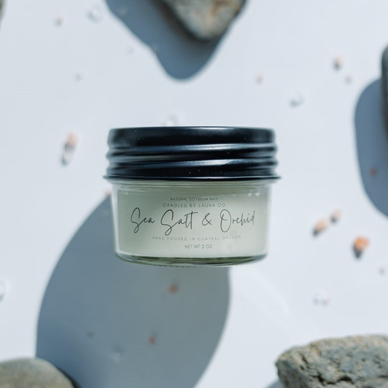 Sea Salt and Orchid Soy Jar