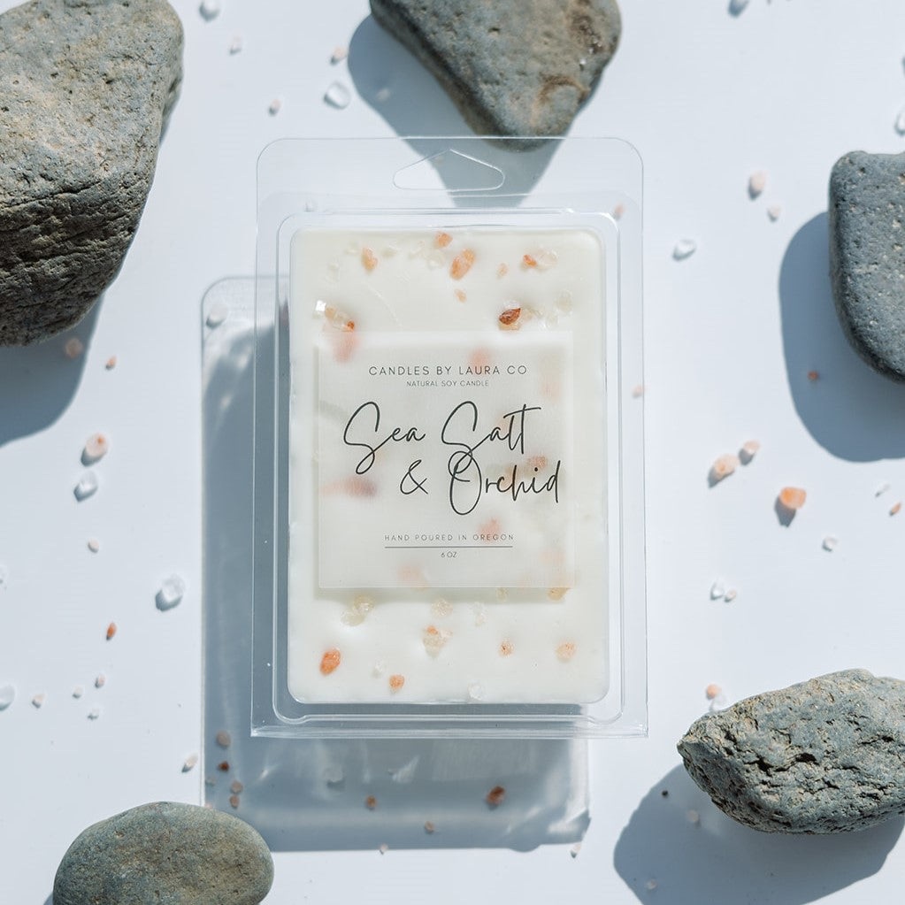 Sea Salt and Orchid Soy Jar Candle