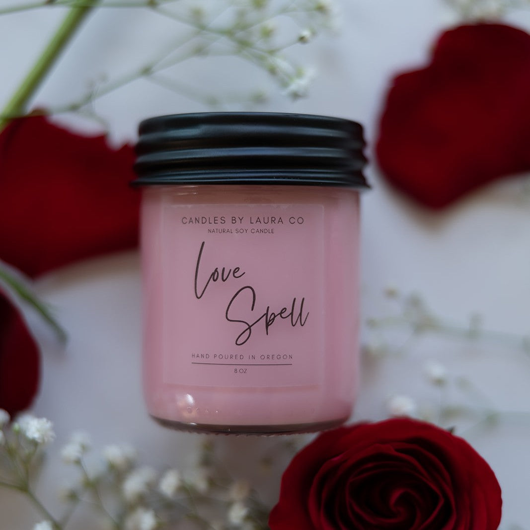 Love Spell Soy Jar Candle