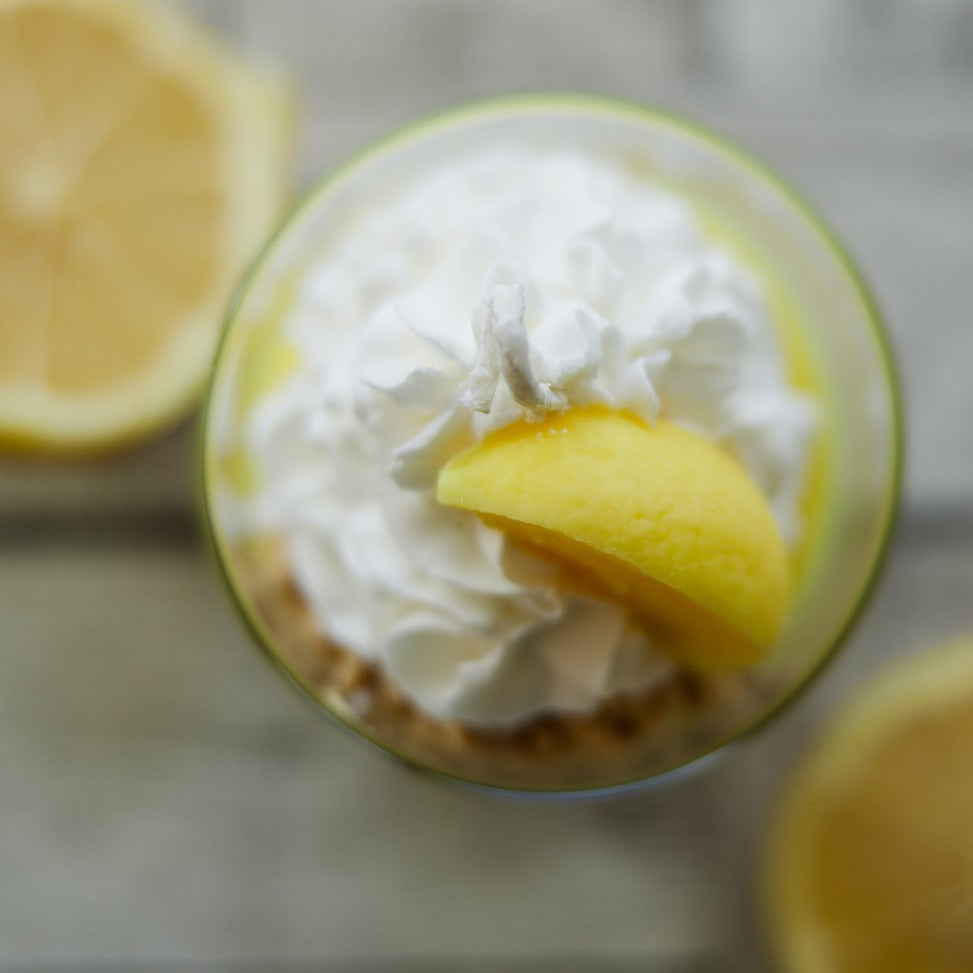 Lemon Meringue Pie Dessert Candle