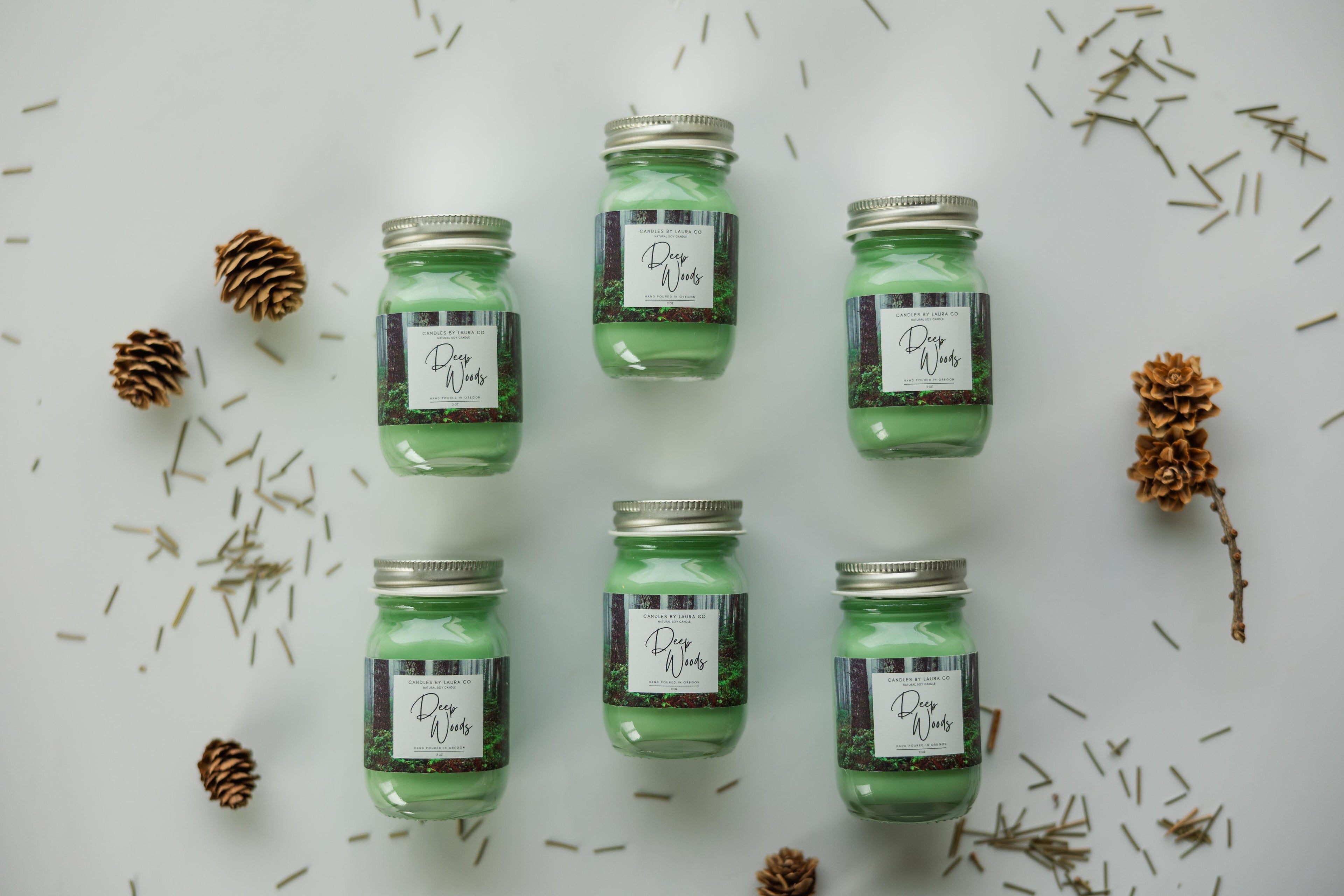 Deep Woods Mini Mason Set of 6
