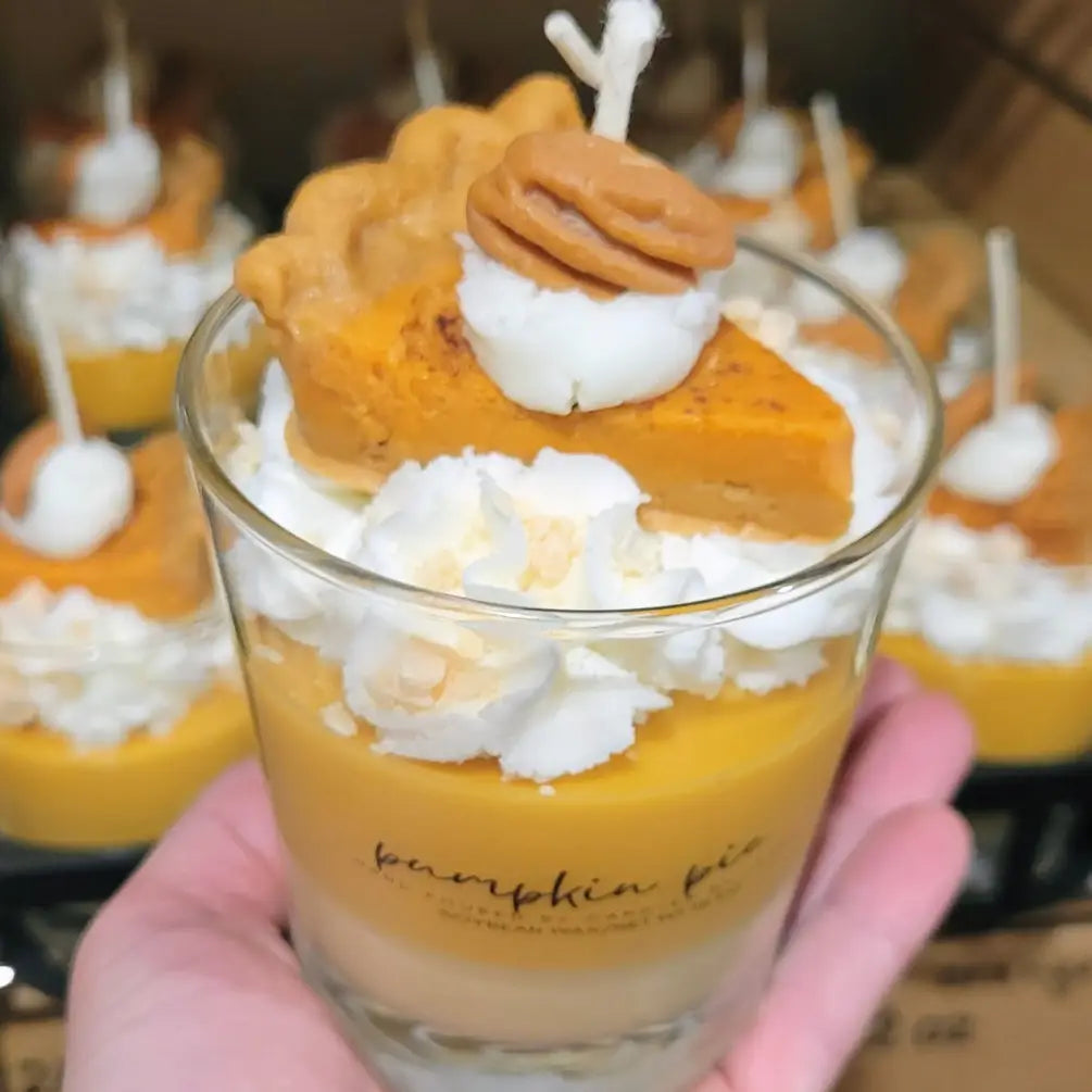 Pumpkin Pie Dessert Candle