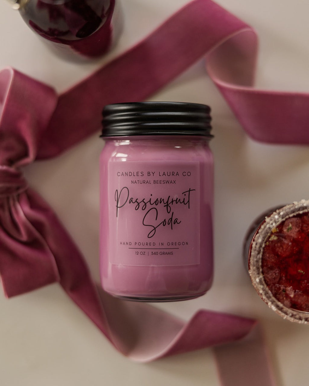 Passionfruit Soda Soy Jar Candle