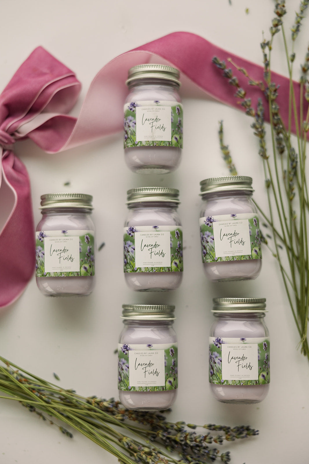 Lavender Fields Soy Jar Candle