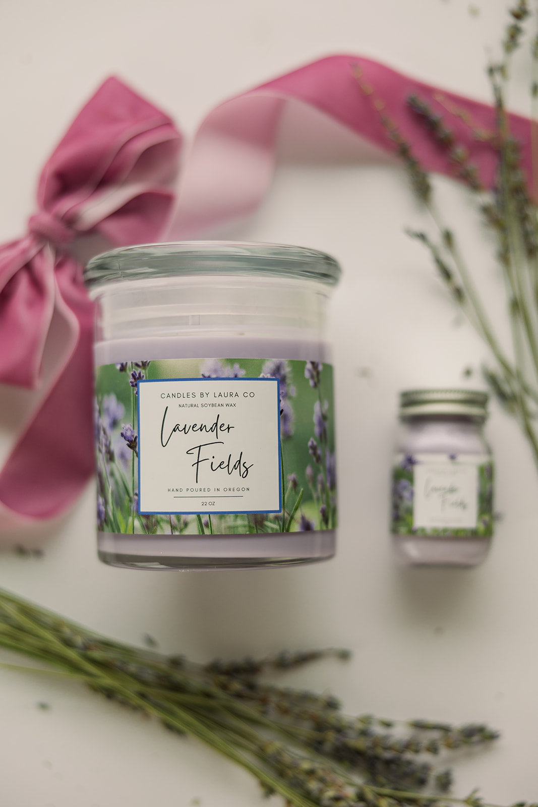 Lavender Fields Soy Jar Candle