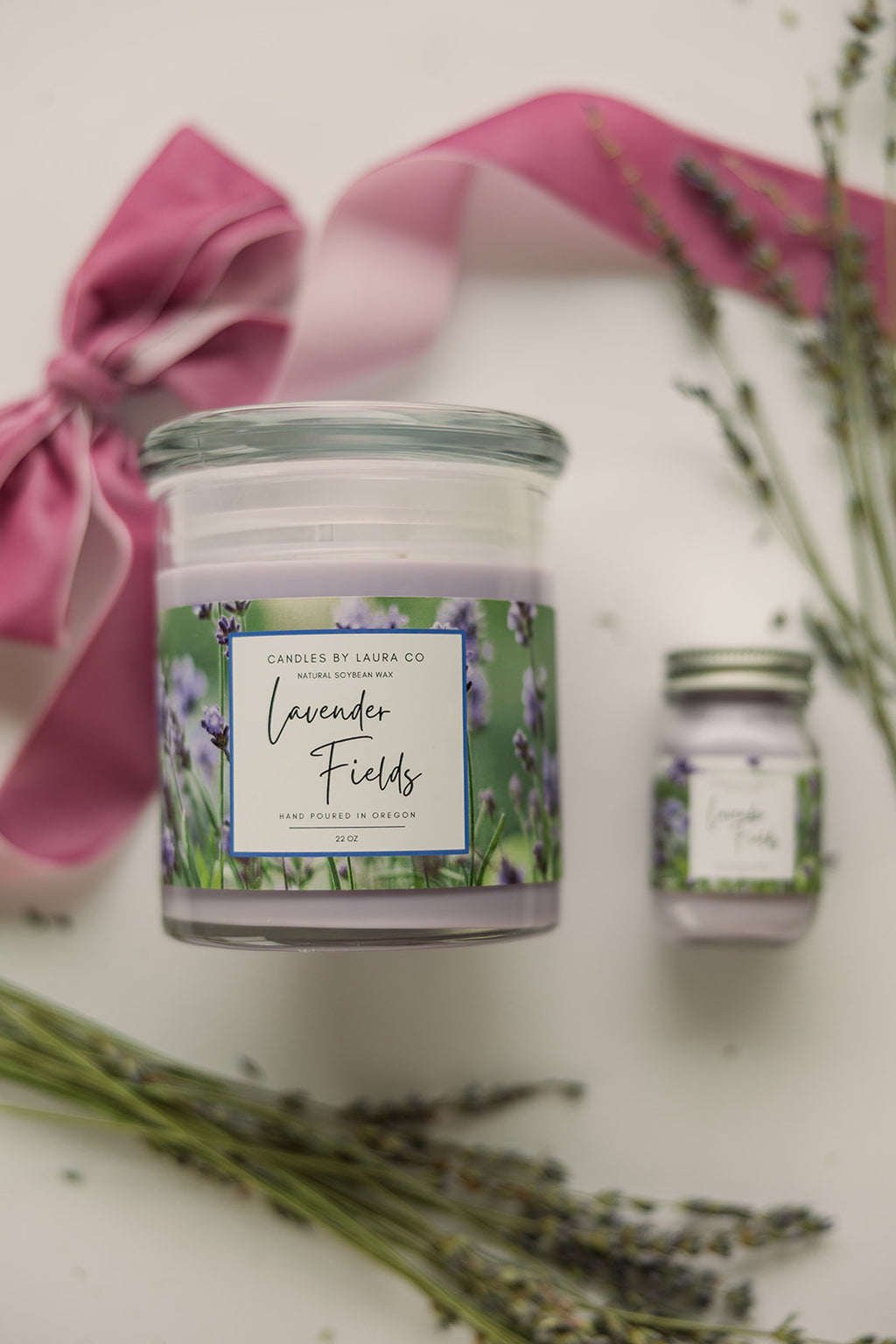 Lavender Fields 20 oz Three-Wick Soy Candle