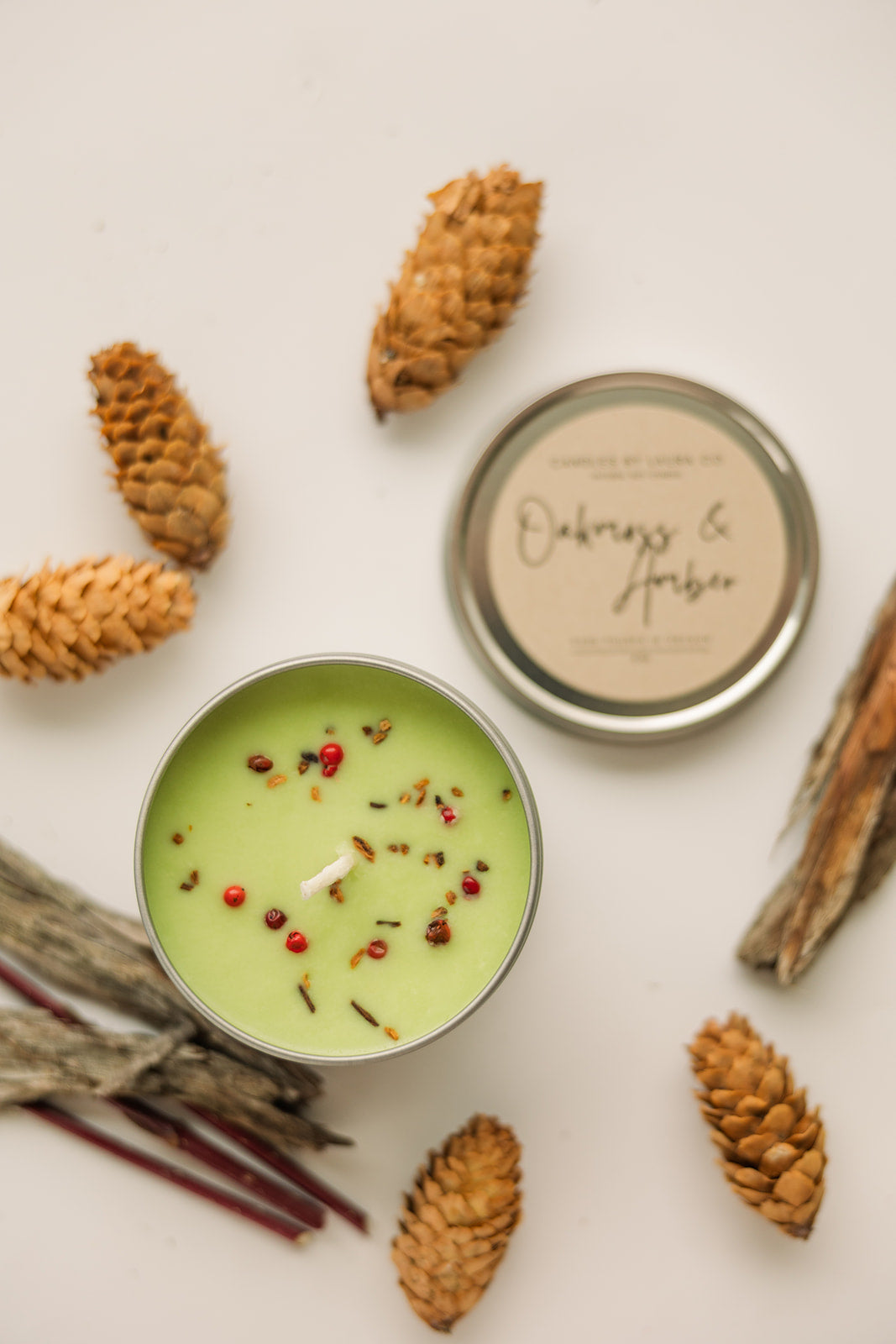 Oakmoss and Amber Soy Jar Candle