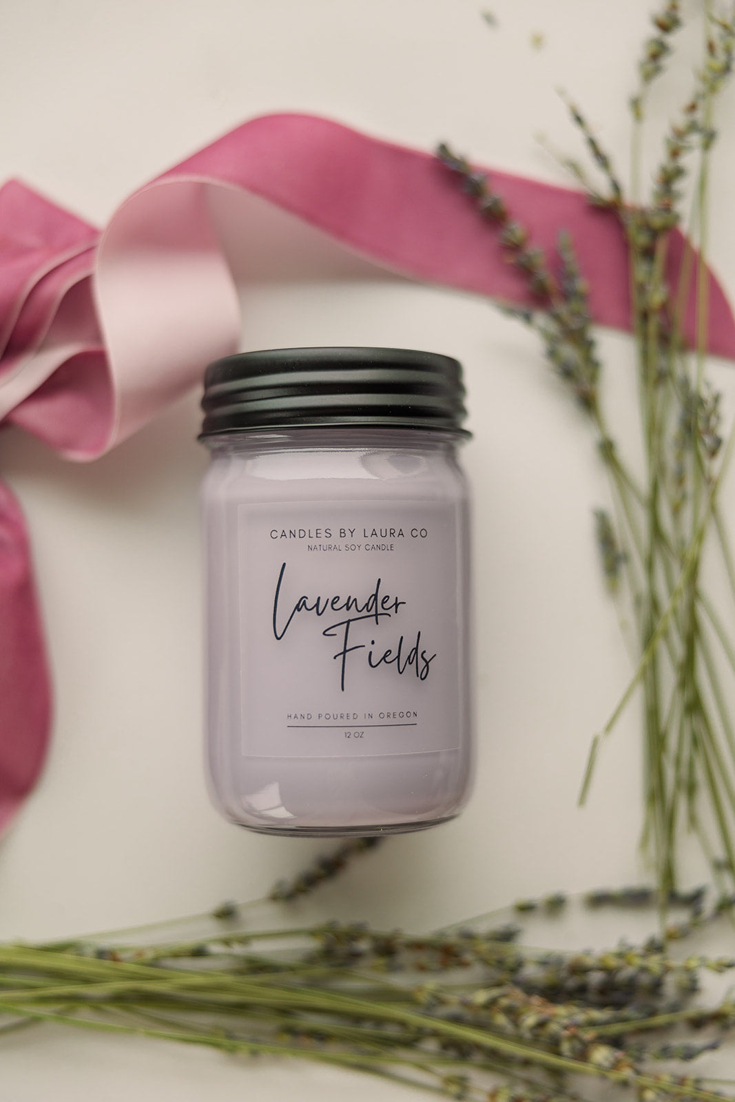 Lavender Fields Soy Jar Candle