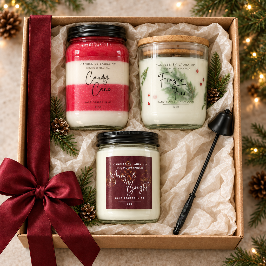 Deluxe 3-Month Candle Box | includes accessories