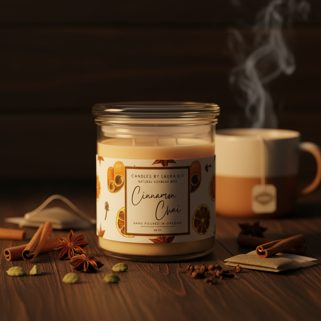 Cinnamon Chai Three Wick Candle