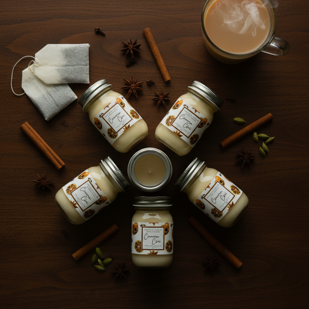Cinnamon Chai Mini Mason Set of 6