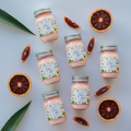 Citrus Agave Mini Mason Set of 6