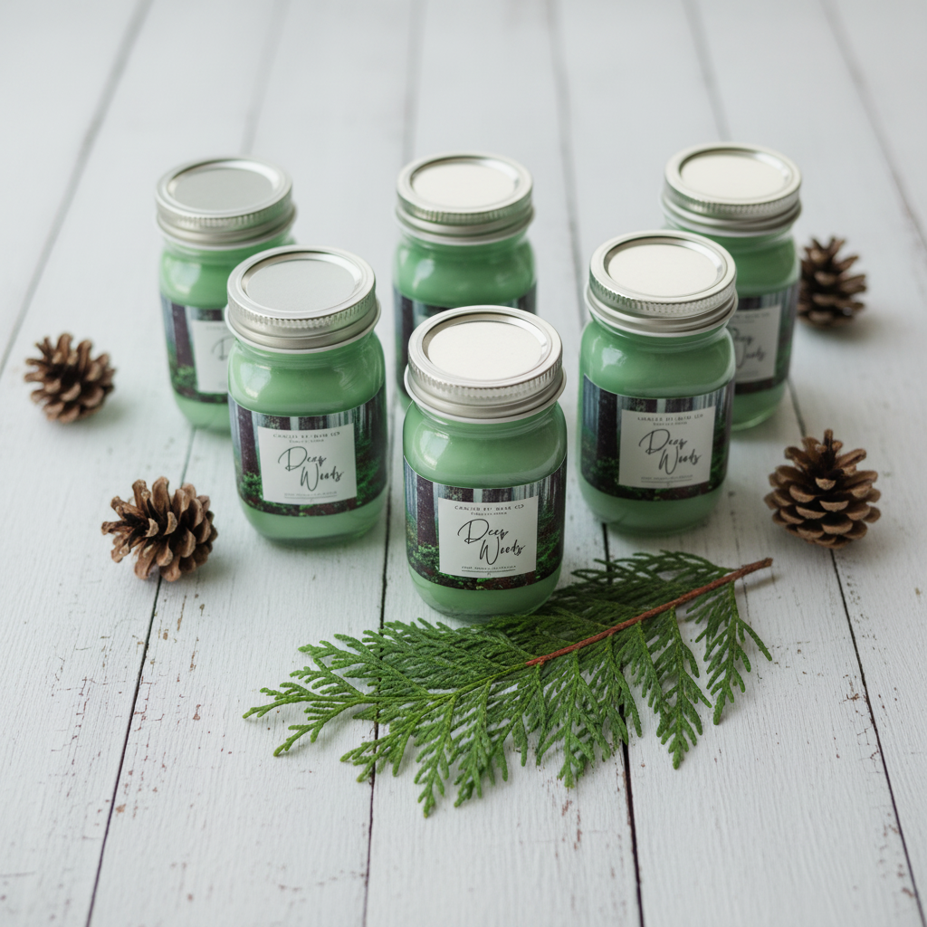 Deep Woods Mini Mason Set of 6