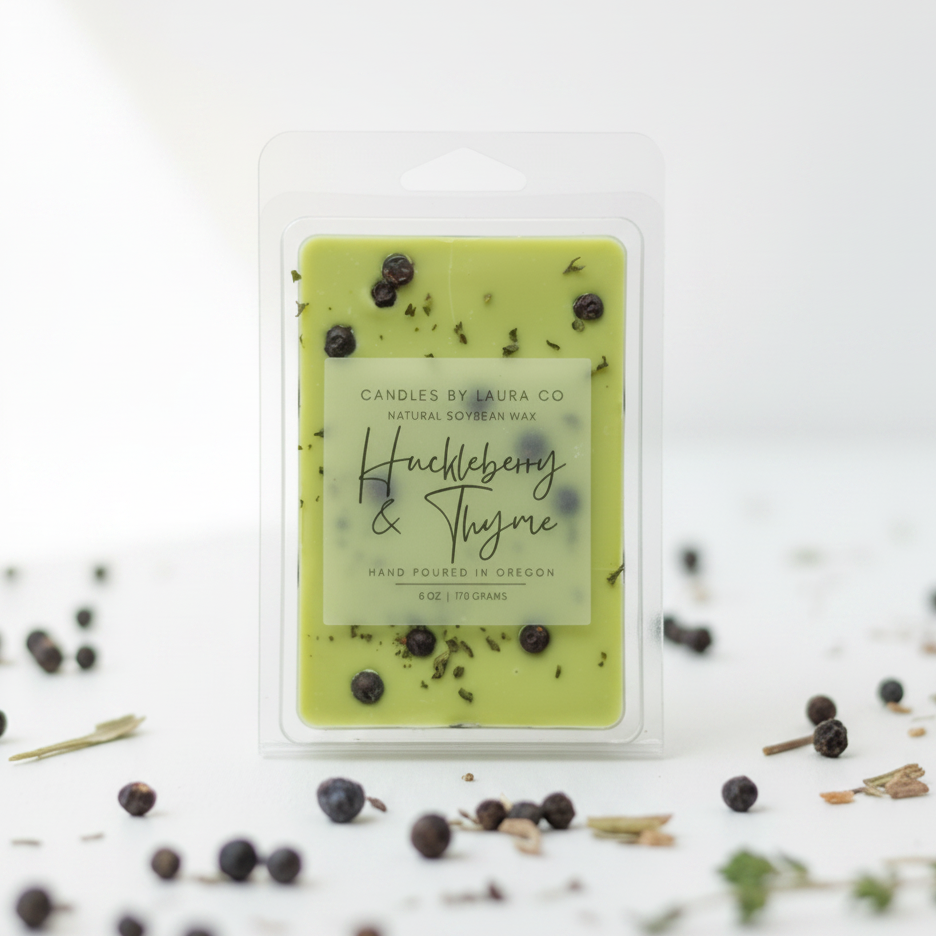 Huckleberry & Thyme Wax Melt Standing