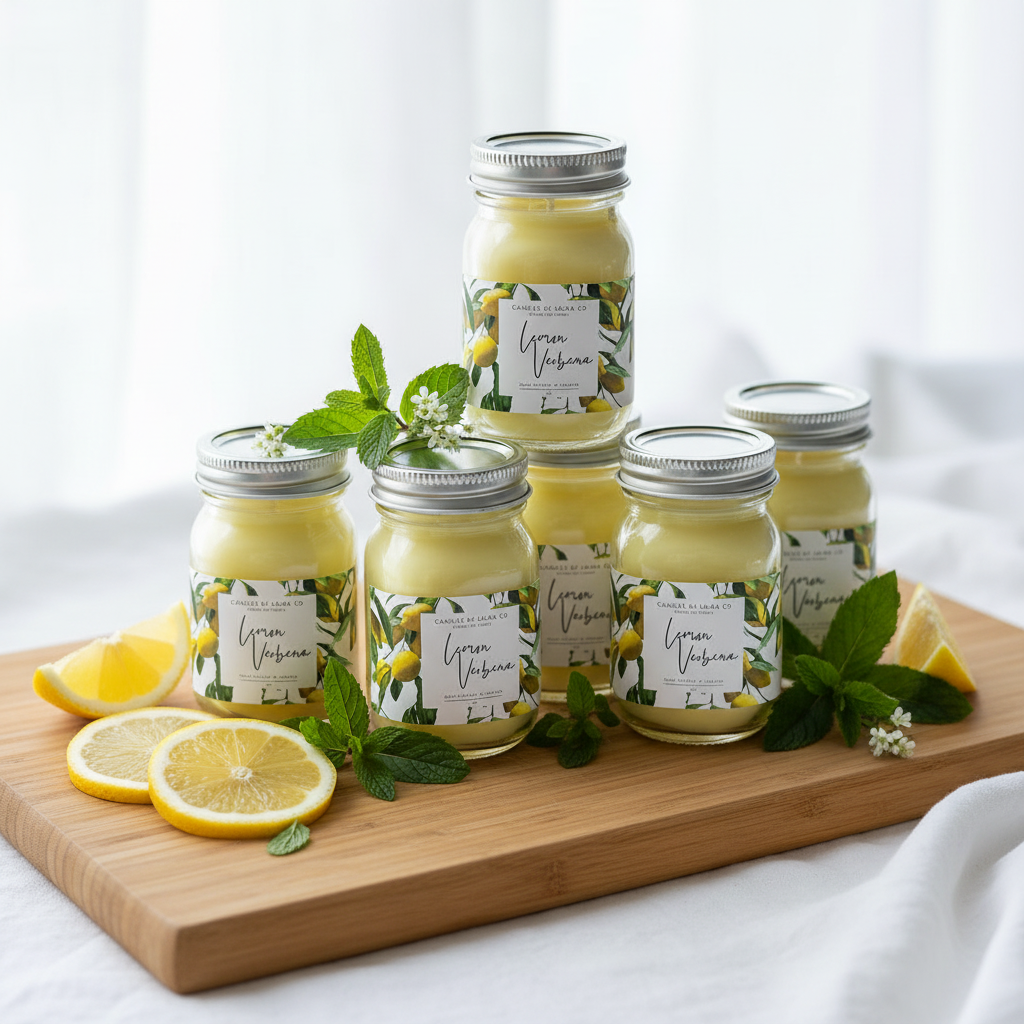 Lemon Verbena Soy Jar Candle