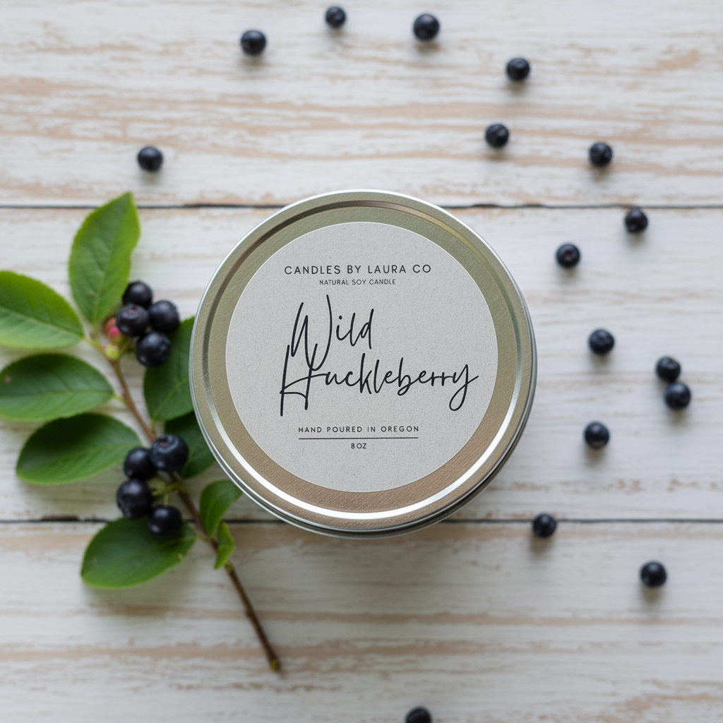 Wild Huckleberry Soy Gift Tin