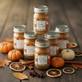 Pumpkin Pie Latte Mini Mason Set of 6