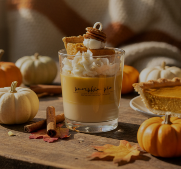 Pumpkin Pie Dessert Candle