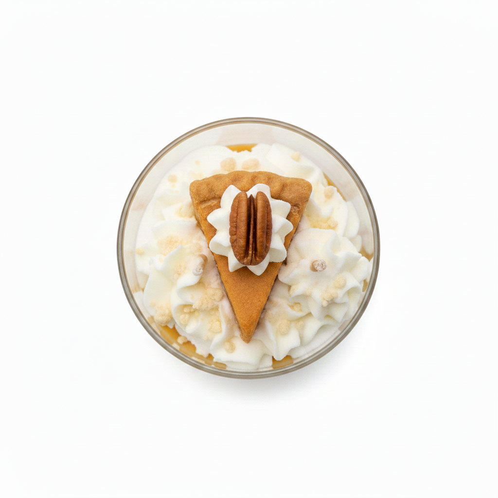 Pumpkin Pie Dessert Candle