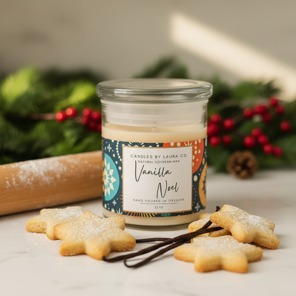 Vanilla Noel 20 oz 3-Wick Soy Jar Candle